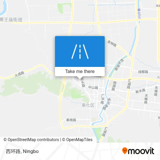 西环路 map
