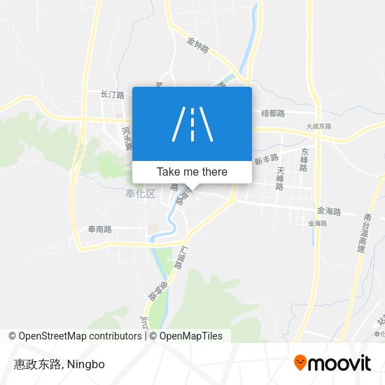 惠政东路 map