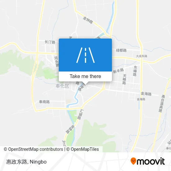 惠政东路 map