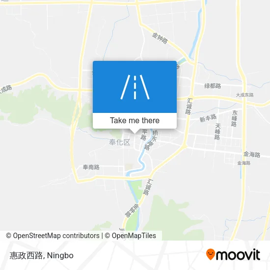 惠政西路 map