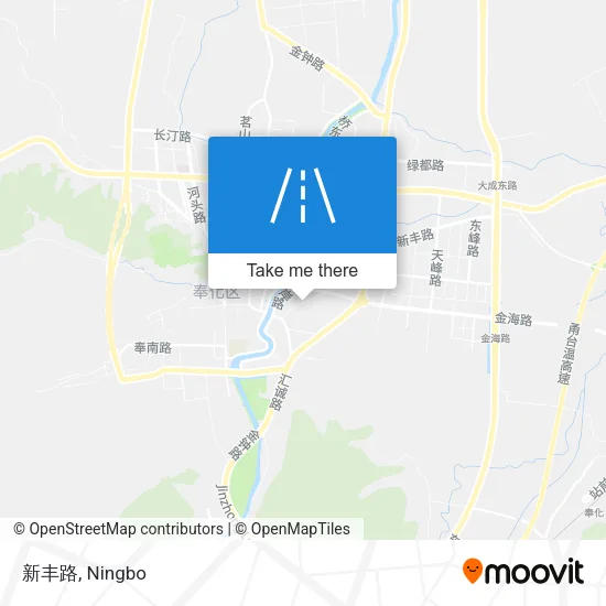 新丰路 map