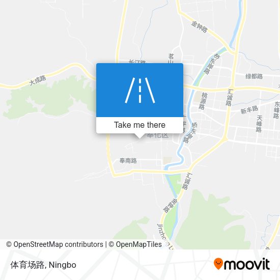体育场路 map