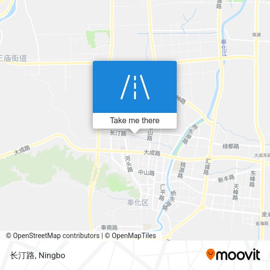 长汀路 map