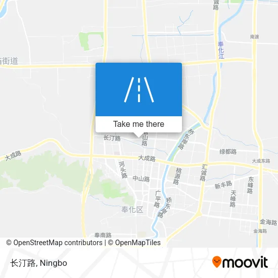 长汀路 map