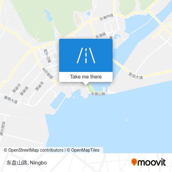 东盘山路 map