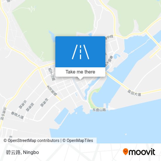 碧云路 map