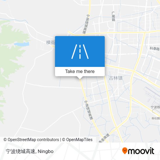 宁波绕城高速 map