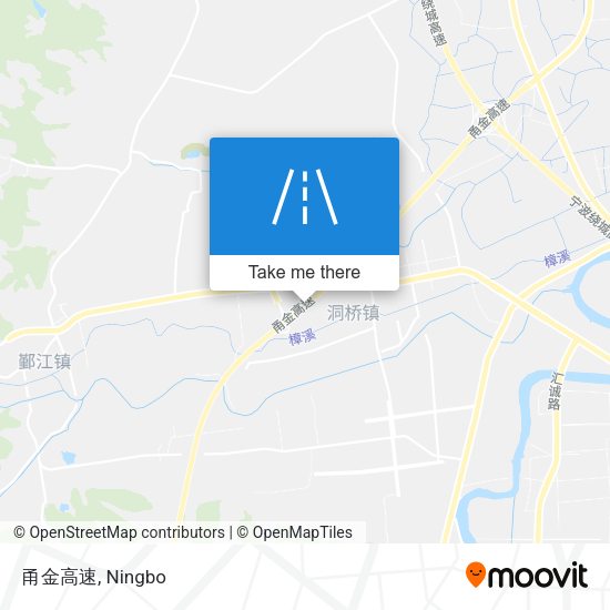 甬金高速 map