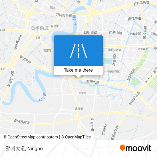 鄞州大道 map