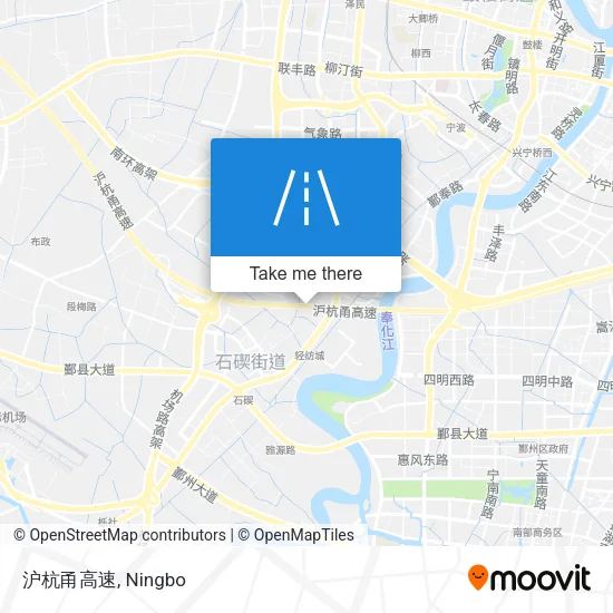 沪杭甬高速 map