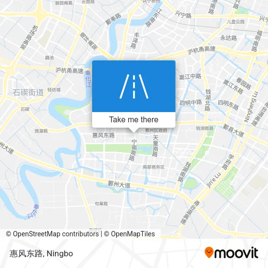 惠风东路 map