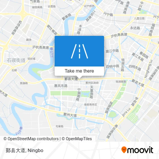 鄞县大道 map