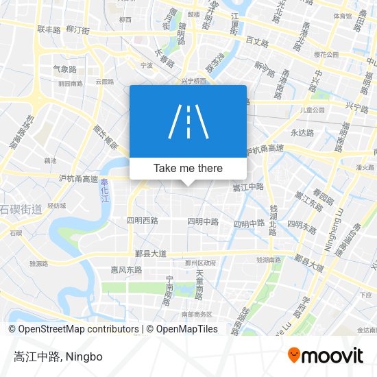 嵩江中路 map