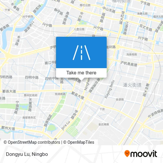 Dongyu Lu map