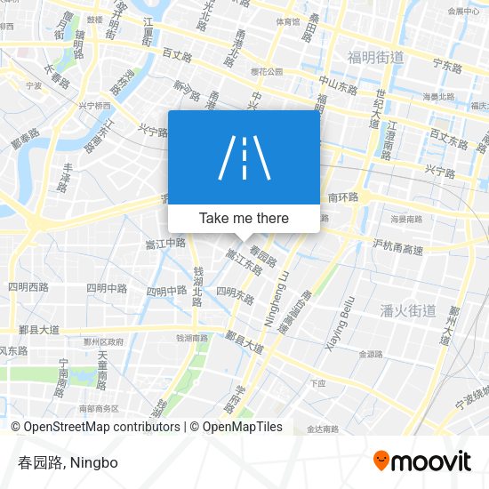 春园路 map