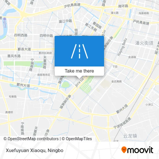 Xuefuyuan Xiaoqu map