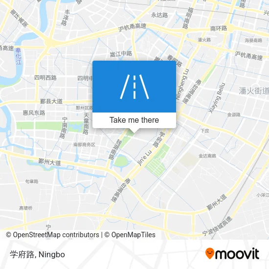 学府路 map
