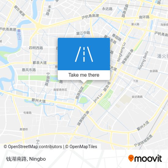 钱湖南路 map