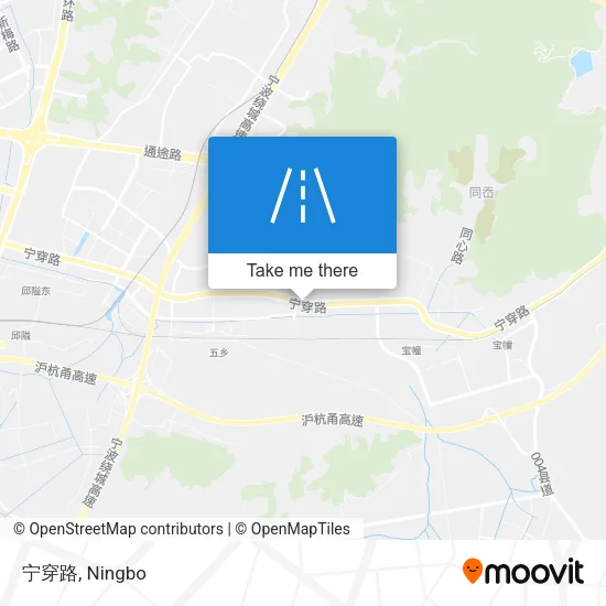 宁穿路 map