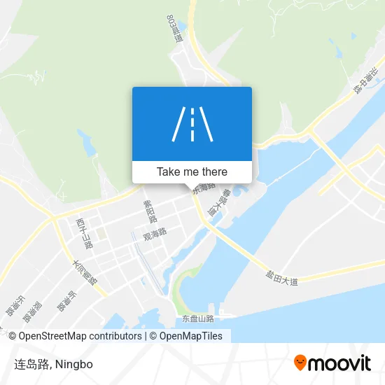 连岛路 map
