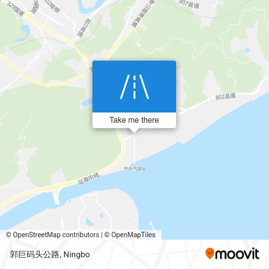 郭巨码头公路 map