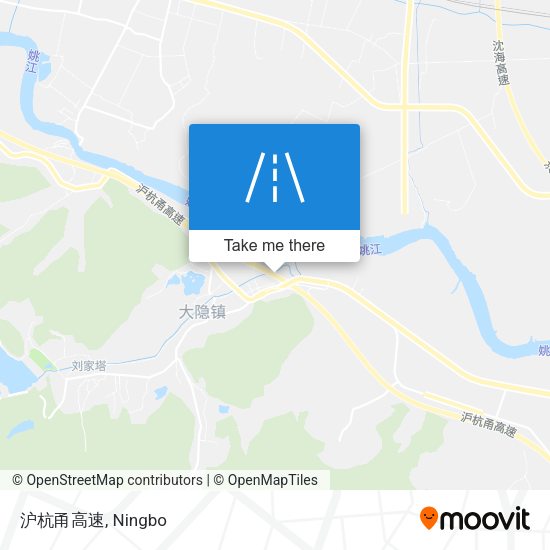 沪杭甬高速 map