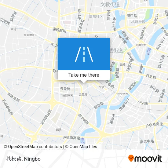 苍松路 map