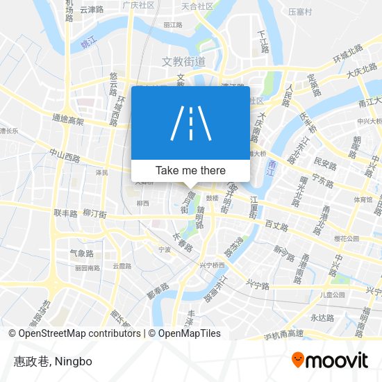 惠政巷 map