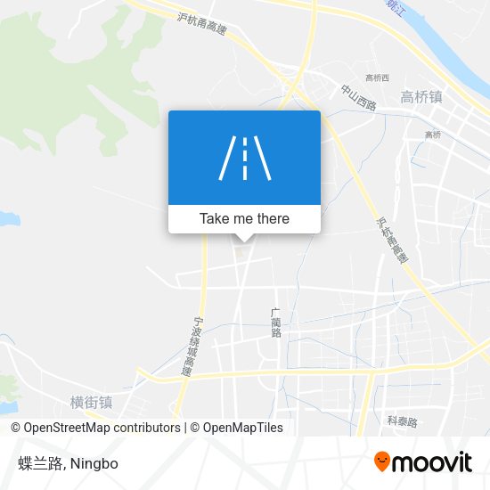 蝶兰路 map