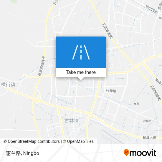 惠兰路 map