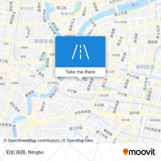 彩虹南路 map