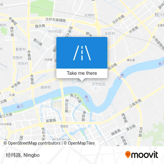 经纬路 map