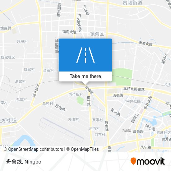 舟鲁线 map