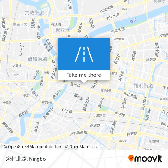 彩虹北路 map