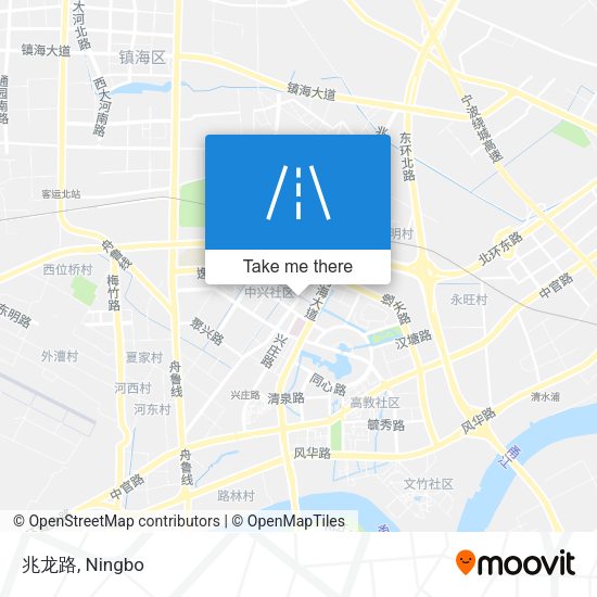 兆龙路 map