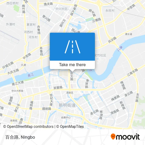百合路 map