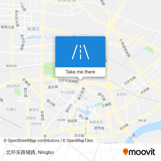 北环东路辅路 map