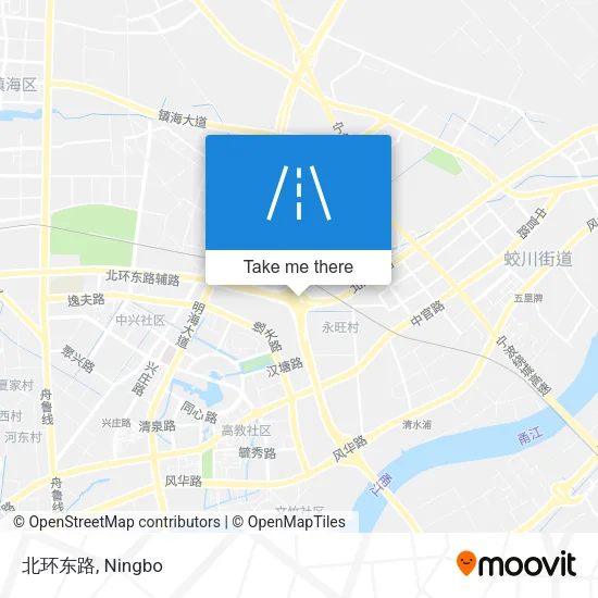 北环东路 map