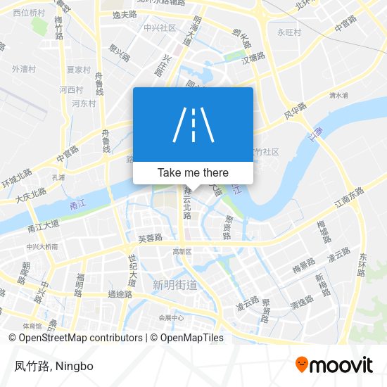凤竹路 map