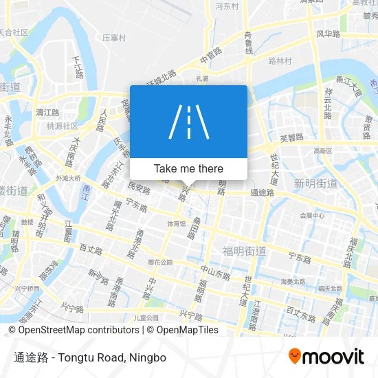通途路 - Tongtu Road map