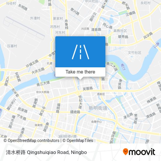 清水桥路 Qingshuiqiao Road map