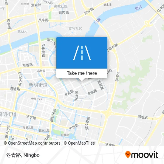 冬青路 map