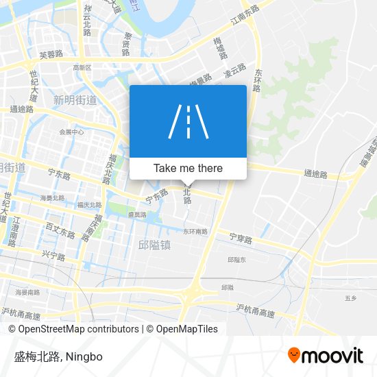 盛梅北路 map