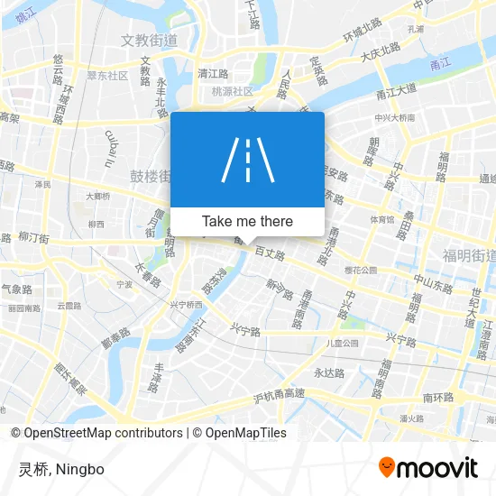 灵桥 map