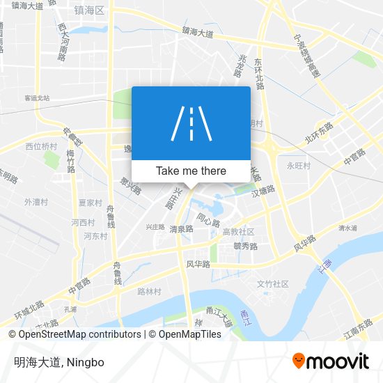 明海大道 map