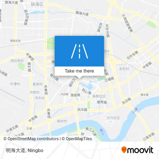 明海大道 map