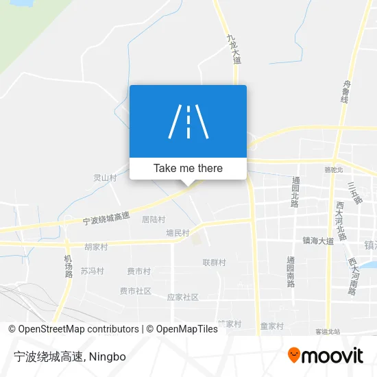 宁波绕城高速 map