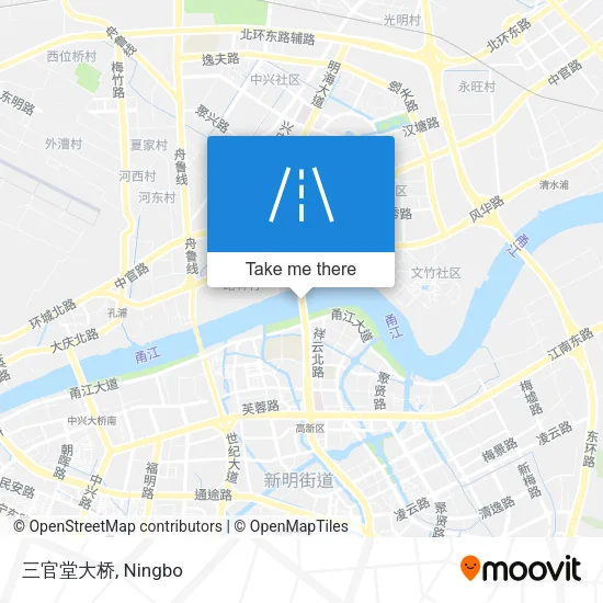 三官堂大桥 map