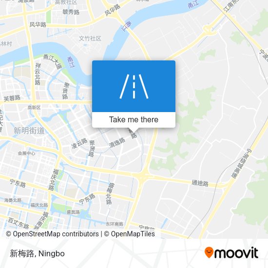 新梅路 map
