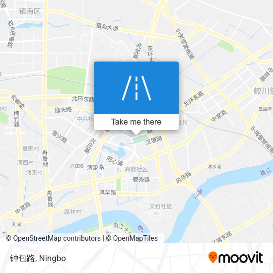 钟包路 map